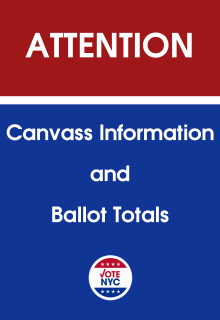 Mail Ballot Totals and Canvass Information